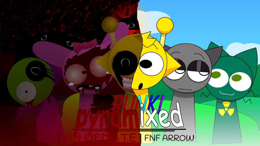 Sprunki Pyramixed FNF Arrow